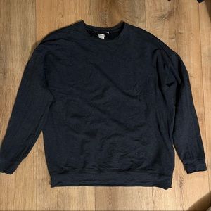 Athleta balance pullover sweatshirt - small, salutation stripe navy